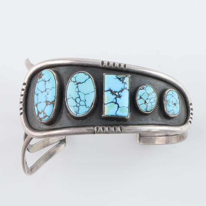 1950s Number Eight Turquoise Cuff