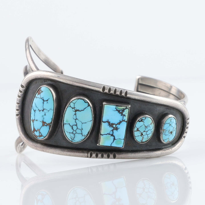 1950s Number Eight Turquoise Cuff