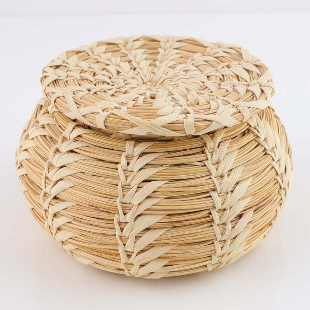 1970s Lidded Tohono O’Odham Basket