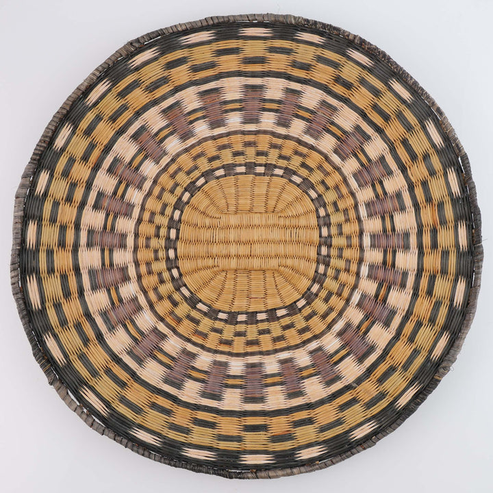 1970s Hopi Wicker Plaque