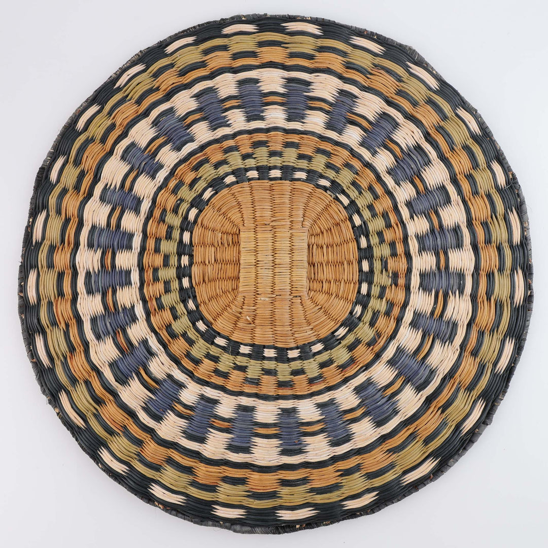 1970s Hopi Wicker Plaque