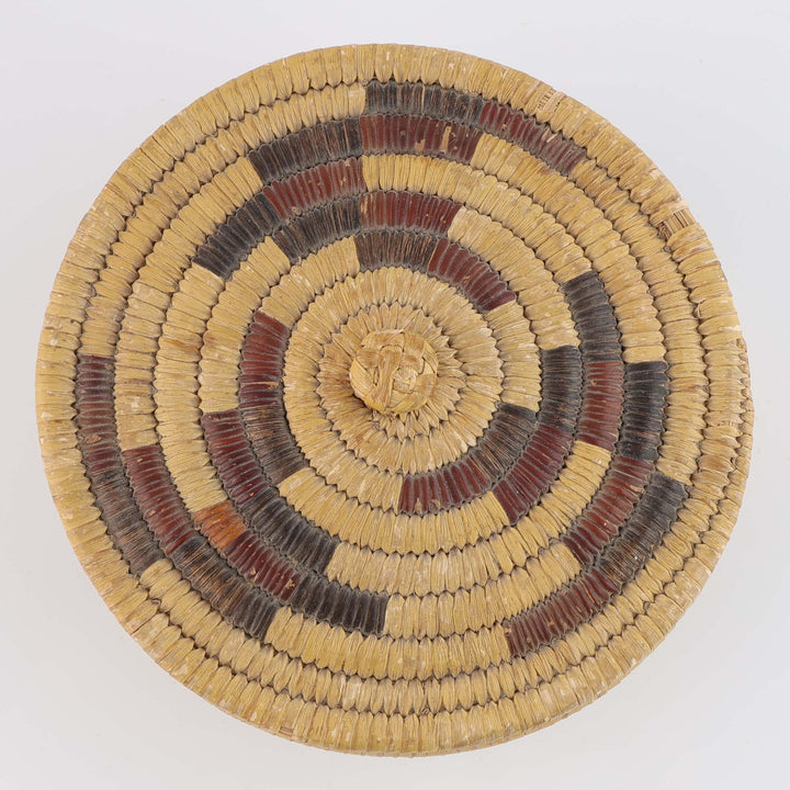 1970s Tohono O’Odham Lidded Basket