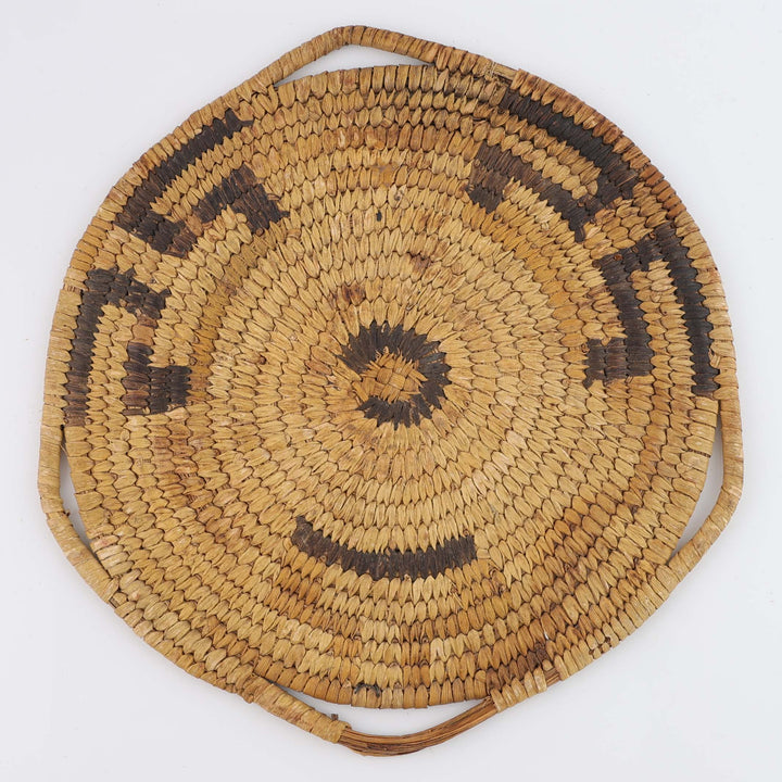 1940s Tohono O’odham Handled Basket Tray