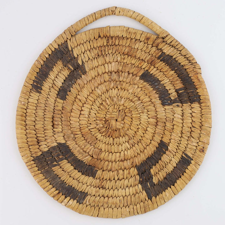 1940s Coiled Basket Wall Plaque