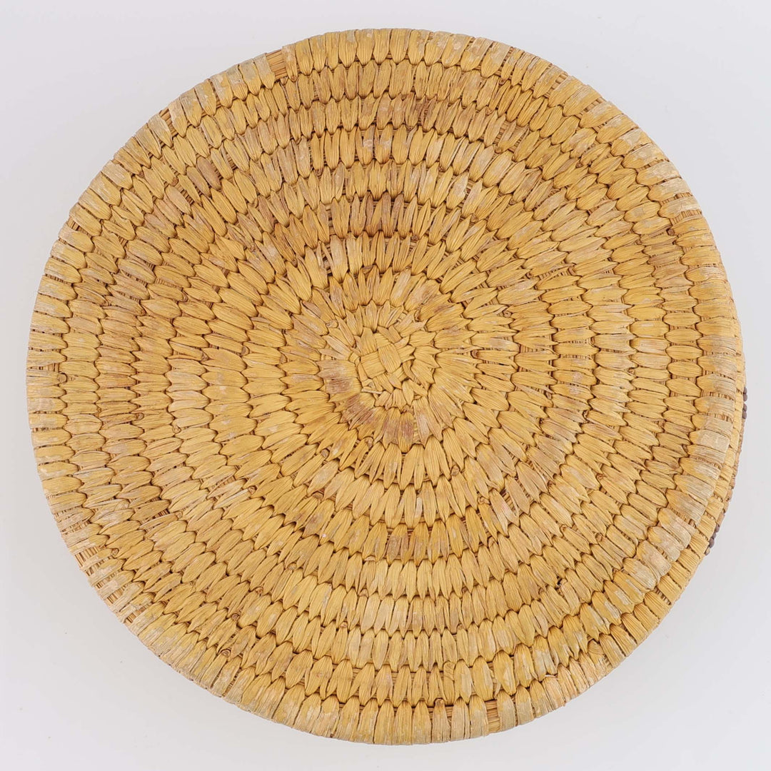 1950s Tohono O’Odham Lidded Basket