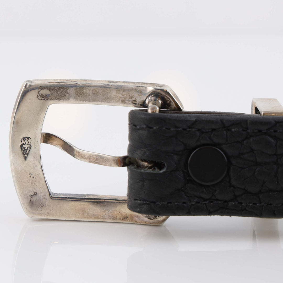 1990s Navajo Native Earth Inlay Ranger Buckle Set