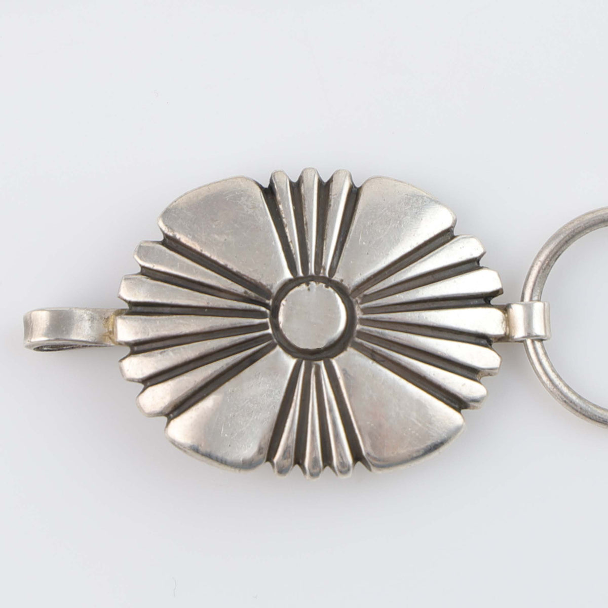 1960s Navajo Sunburst Link Concho Belt