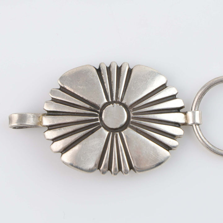 1960s Navajo Sunburst Link Concho Belt