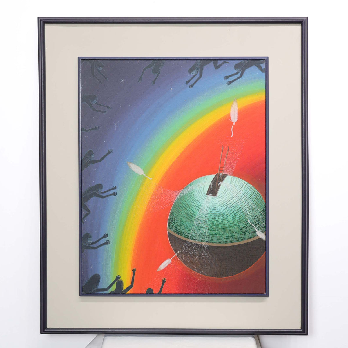 1970s “Breath of Prayer” Painting by Milland Lomakema