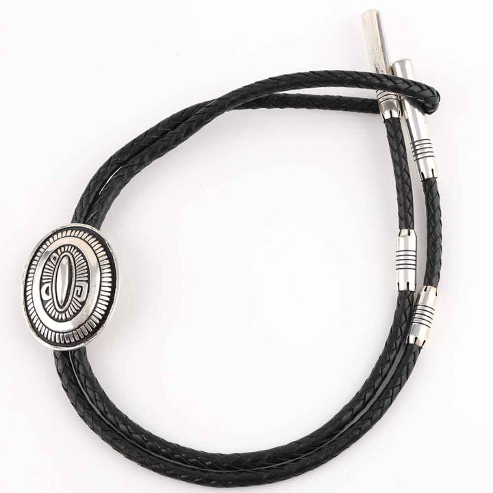 Silver Bolo Tie