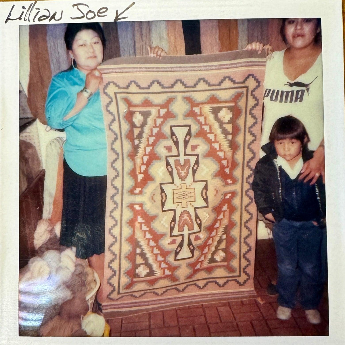 1987 Navajo Burntwater by Lillian Joe