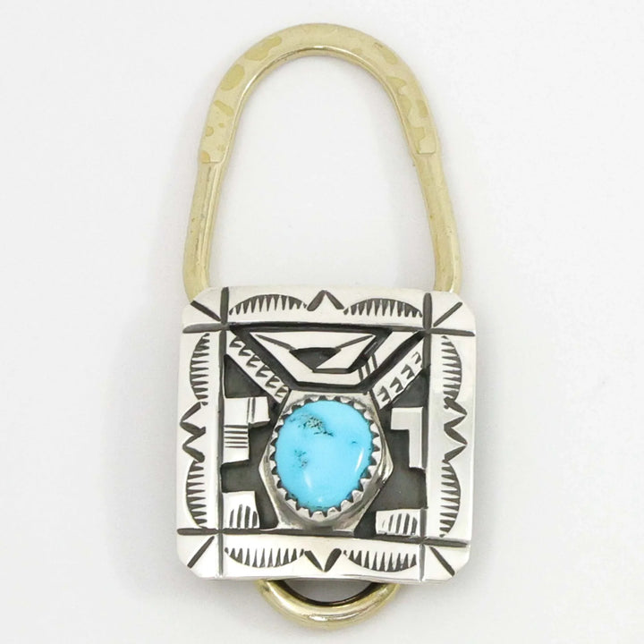 Sleeping Beauty Turquoise Key Ring