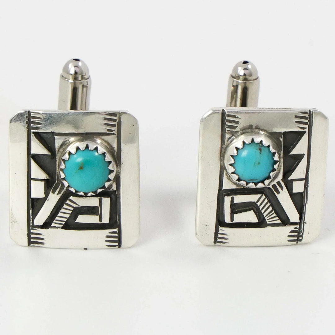Sleeping Beauty Turquoise Cuff Links
