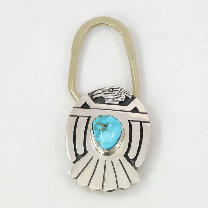 Turquoise Eagle Key Ring