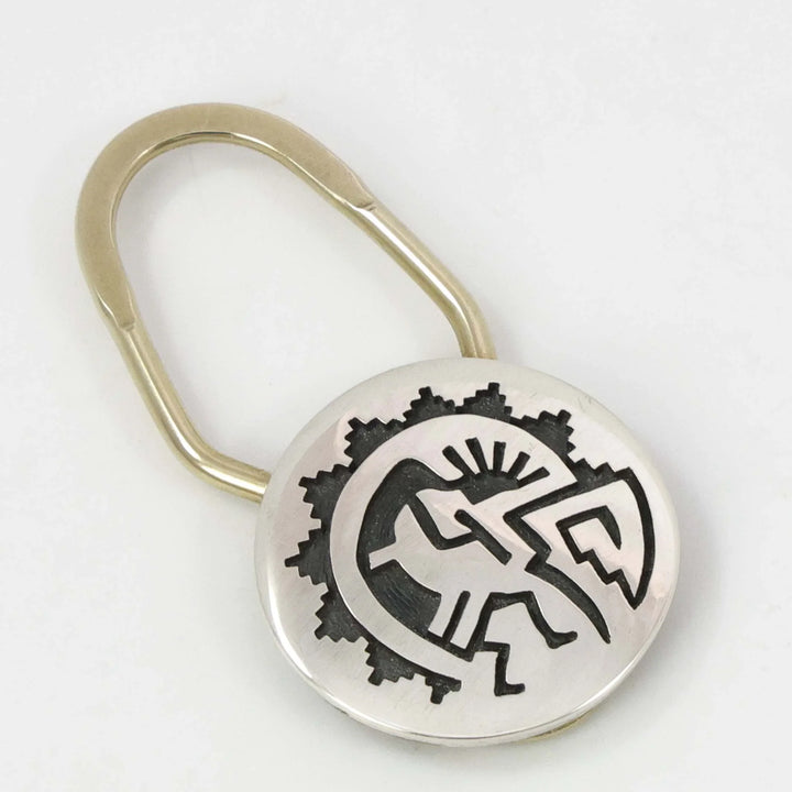 Flute Player Key Ring