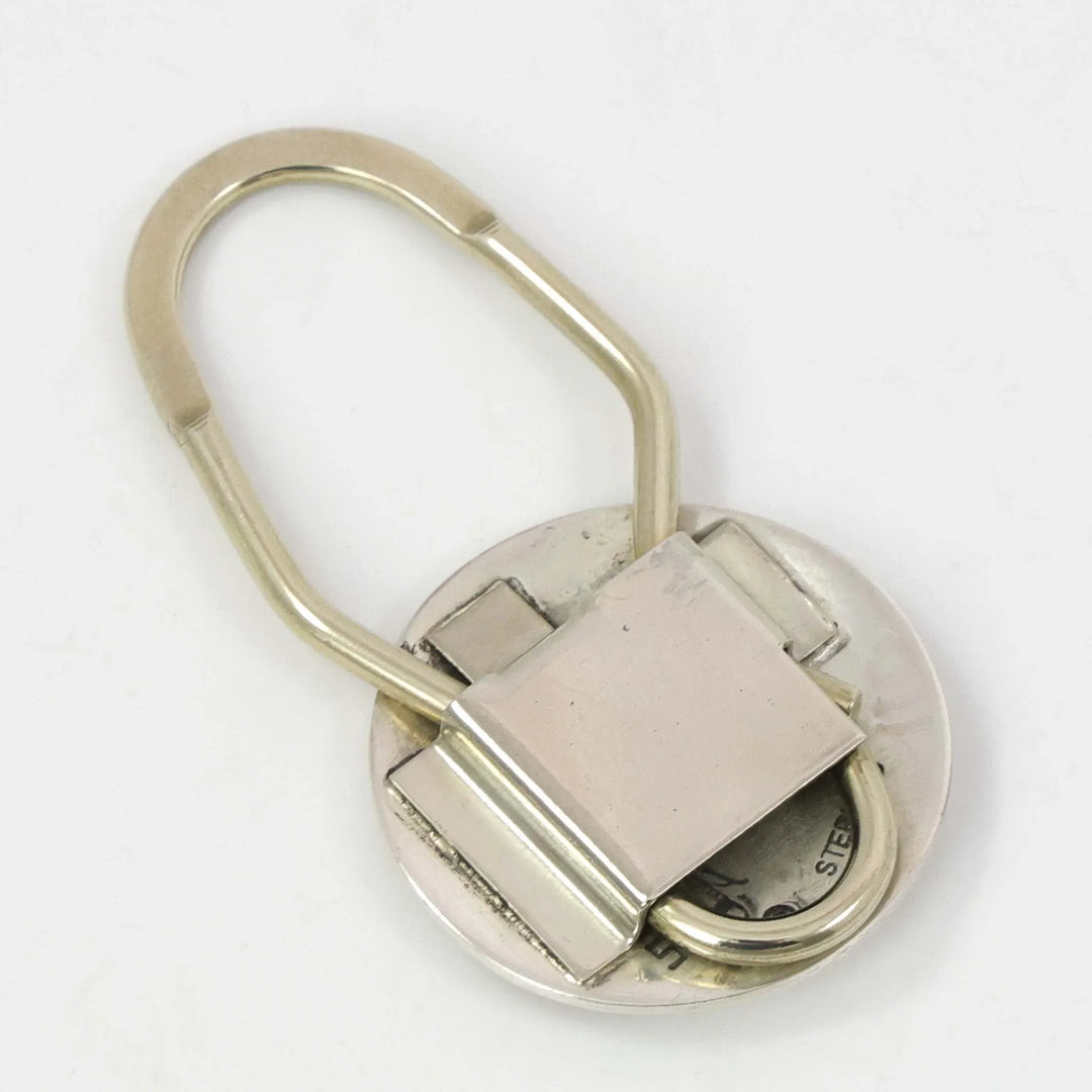 Flute Player Key Ring