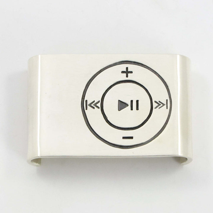 Silver iPod Shuffle Barrette