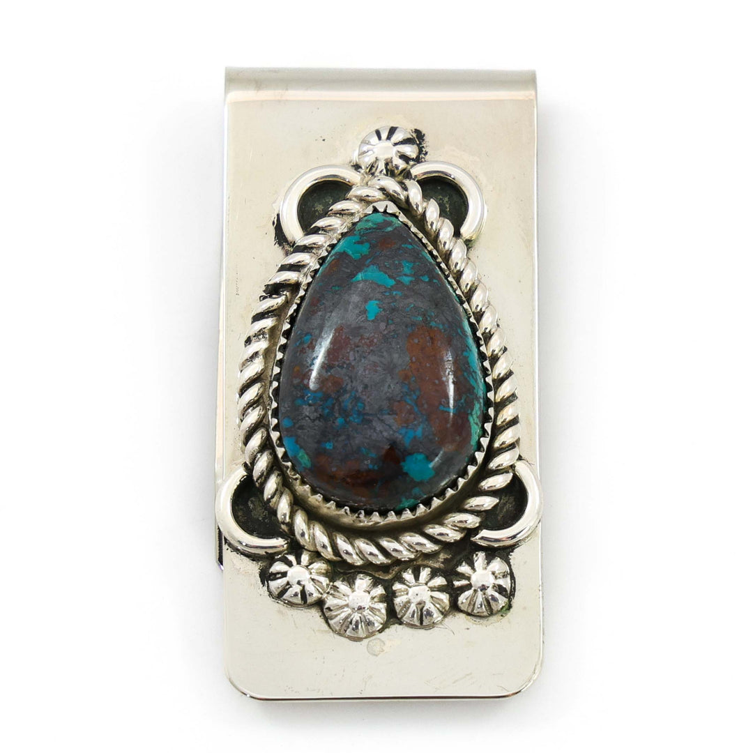 Chrysocolla Money Clip