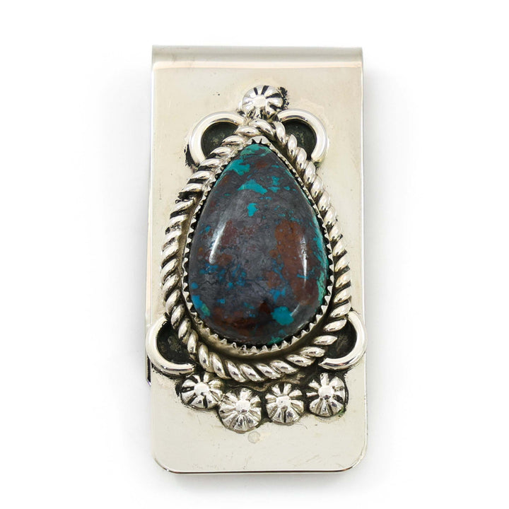 Chrysocolla Money Clip