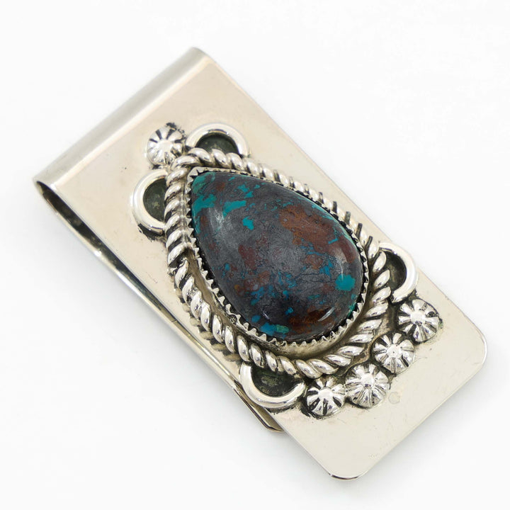 Chrysocolla Money Clip
