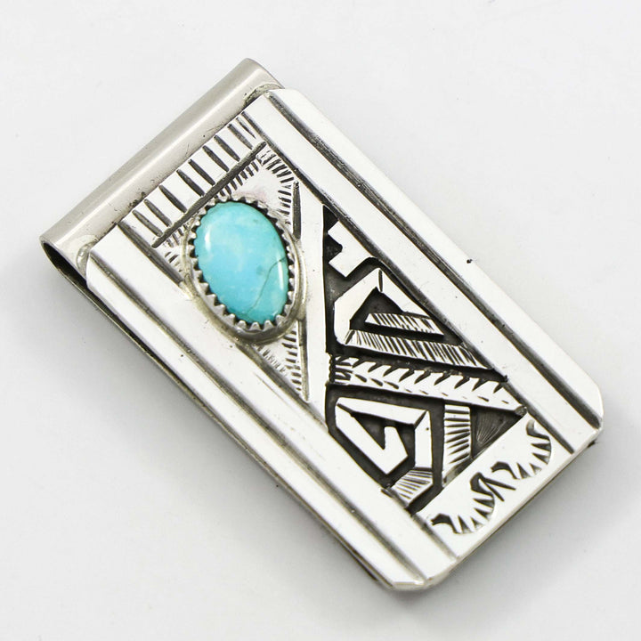 Blue Bird Turquoise Money Clip