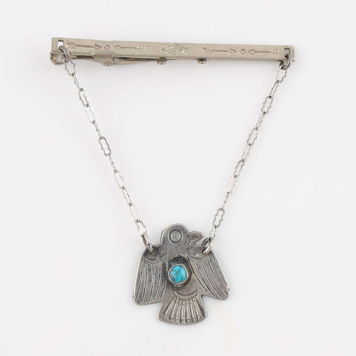 1940s Thunderbird Tie Clip
