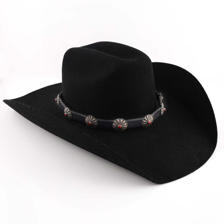 1980s Navajo Coral Hat Band