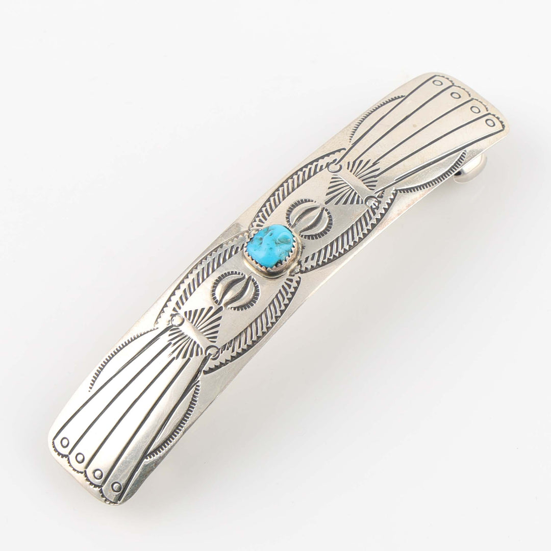 1990s Turquoise Hair Barrette