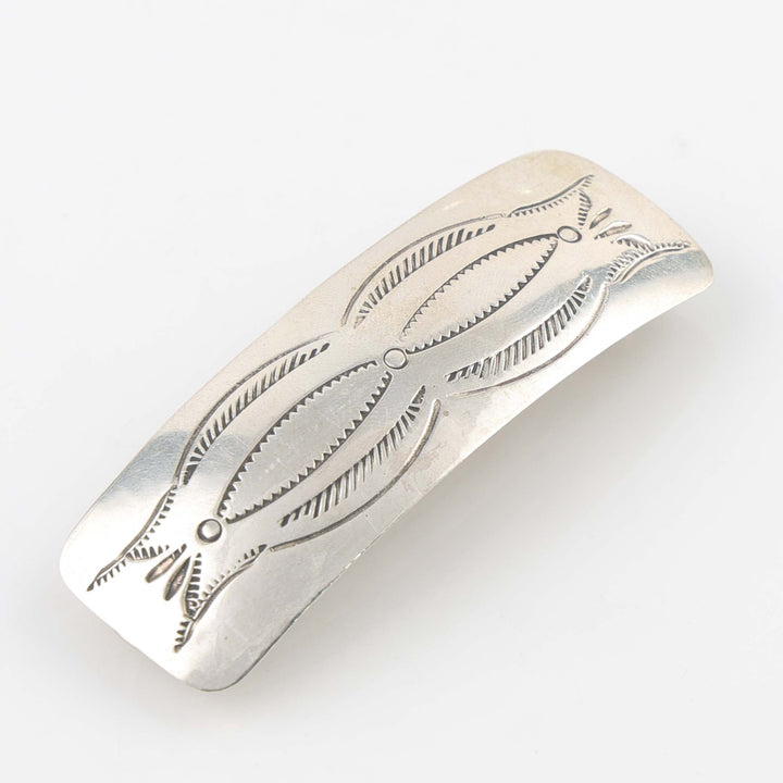 1990s Silver Hair Barrette