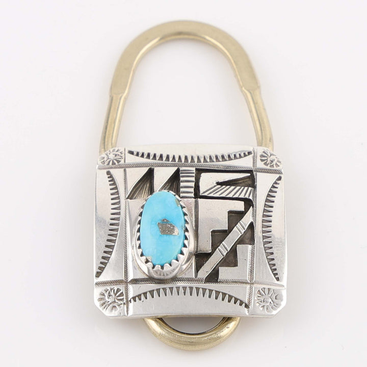 Blue Bird Turquoise Key Ring