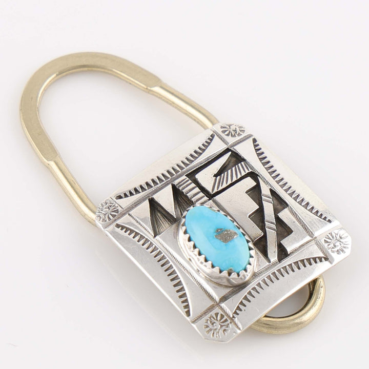 Blue Bird Turquoise Key Ring