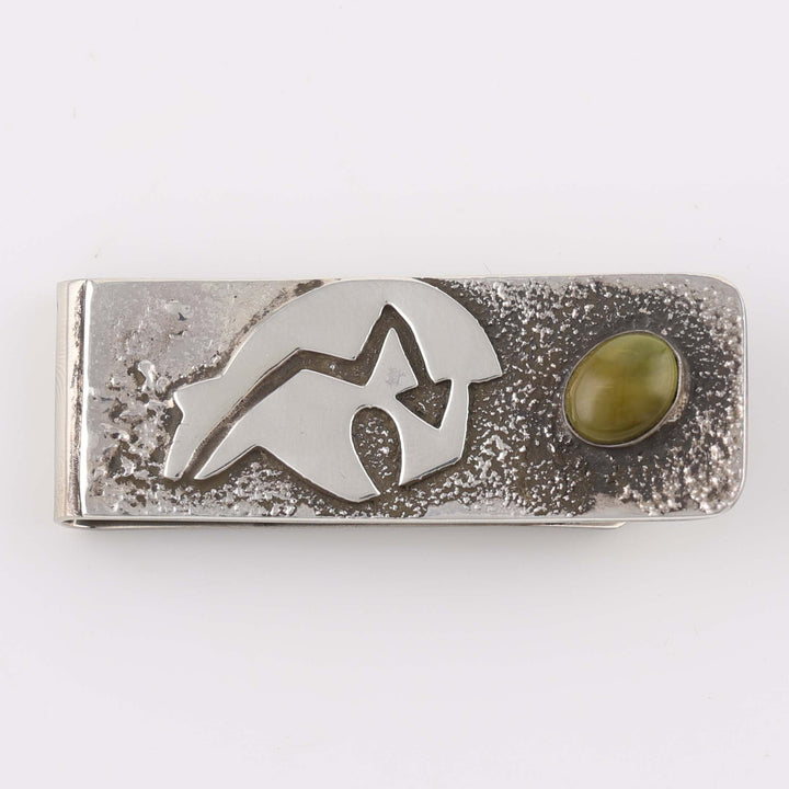 Turquoise Bear Claw Money Clip