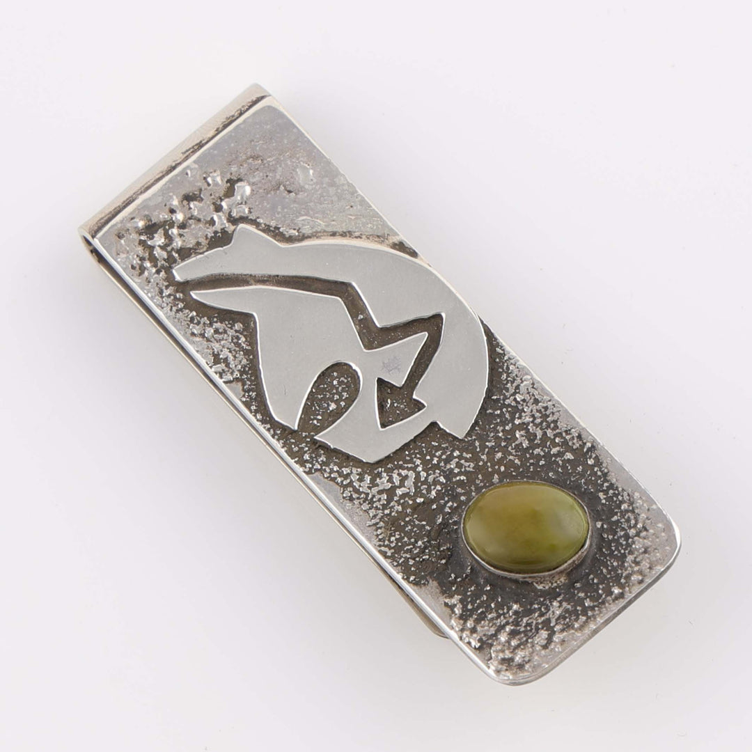 Turquoise Bear Claw Money Clip