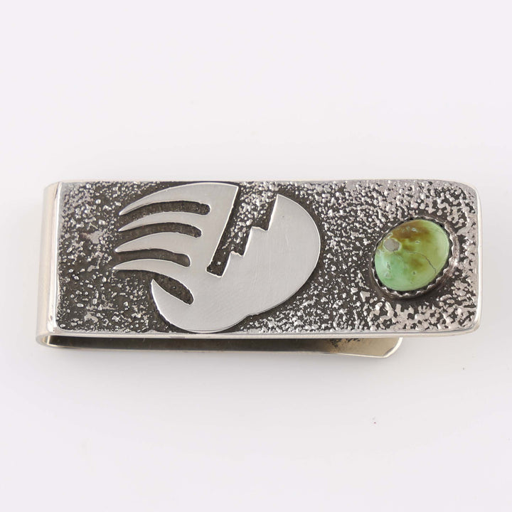 Turquoise Bear Money Clip