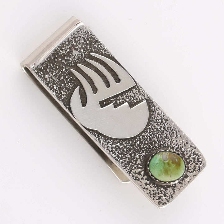 Turquoise Bear Money Clip