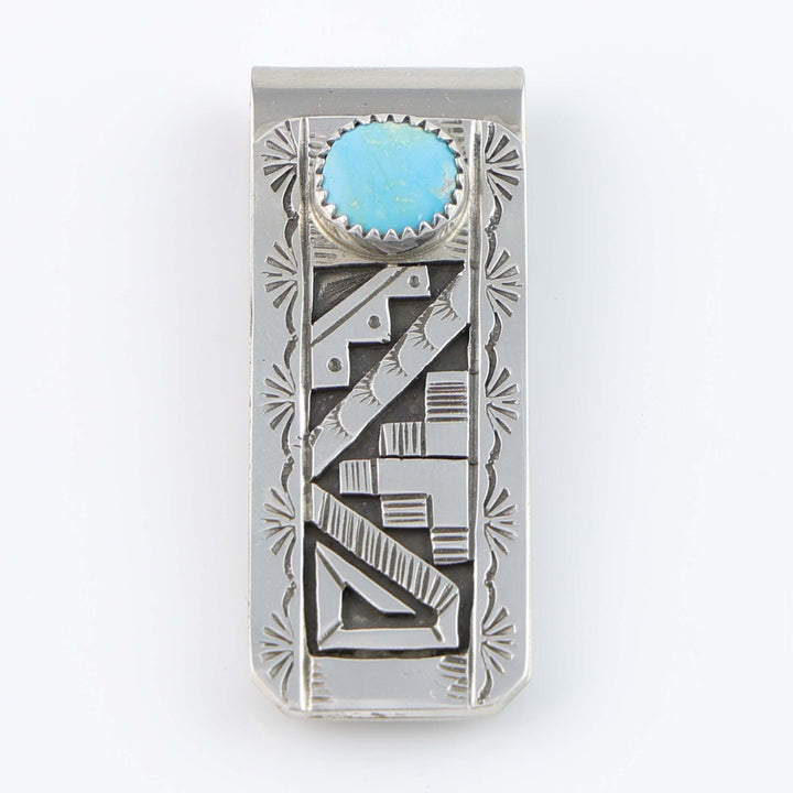 Blue Bird Turquoise Money Clip