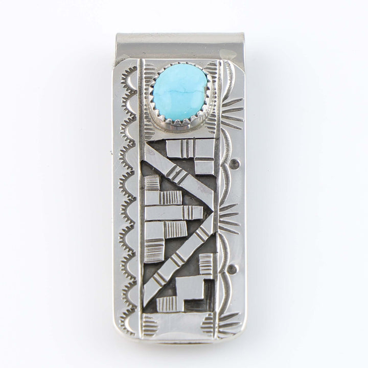 Blue Bird Turquoise Money Clip