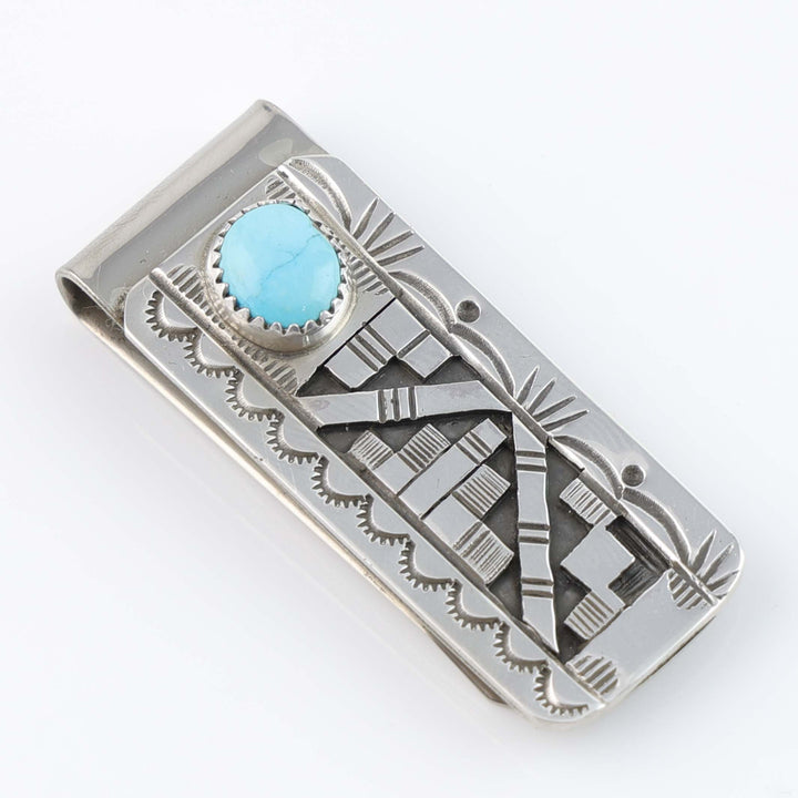 Blue Bird Turquoise Money Clip