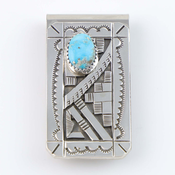 Blue Bird Turquoise Money Clip