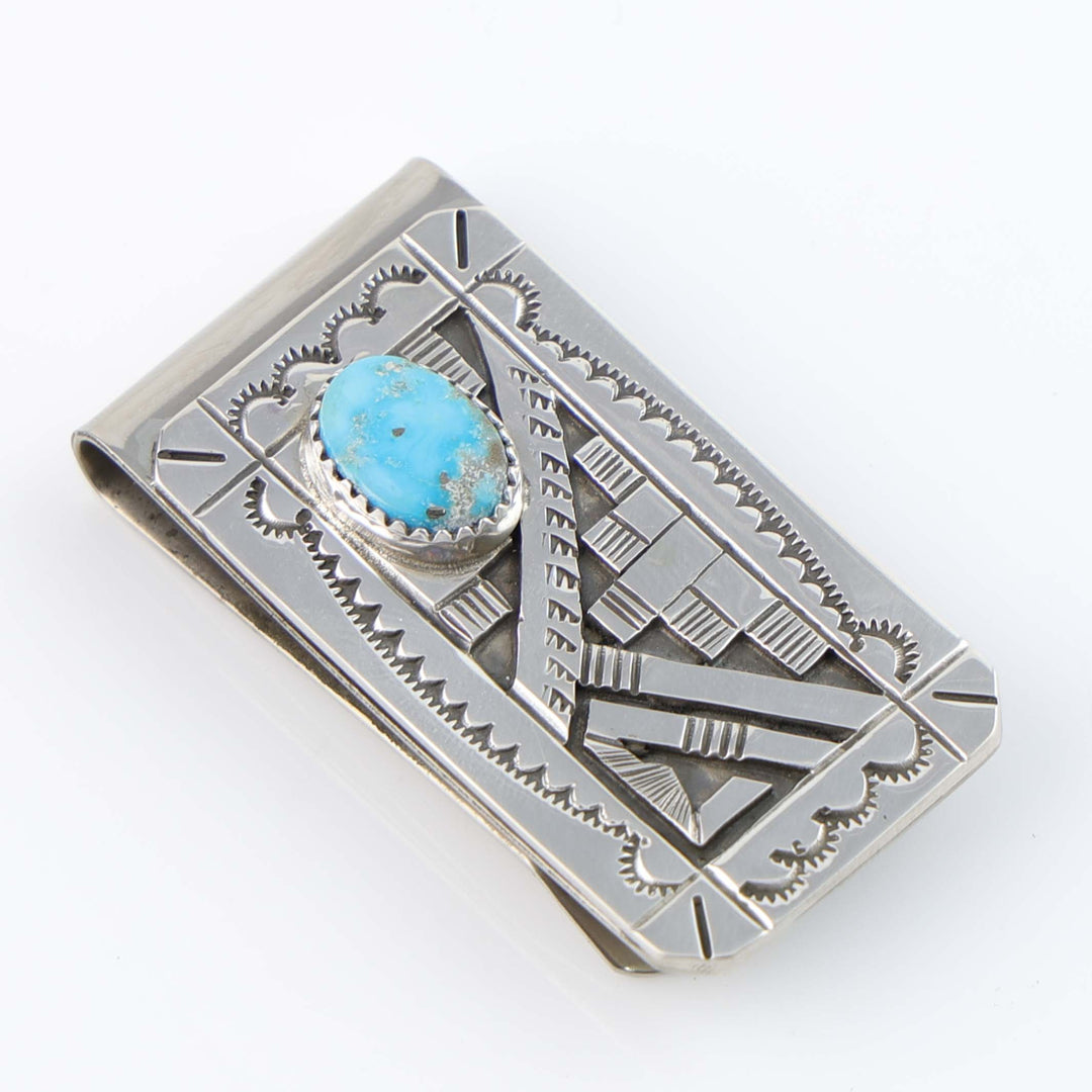 Blue Bird Turquoise Money Clip