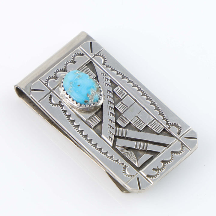 Blue Bird Turquoise Money Clip