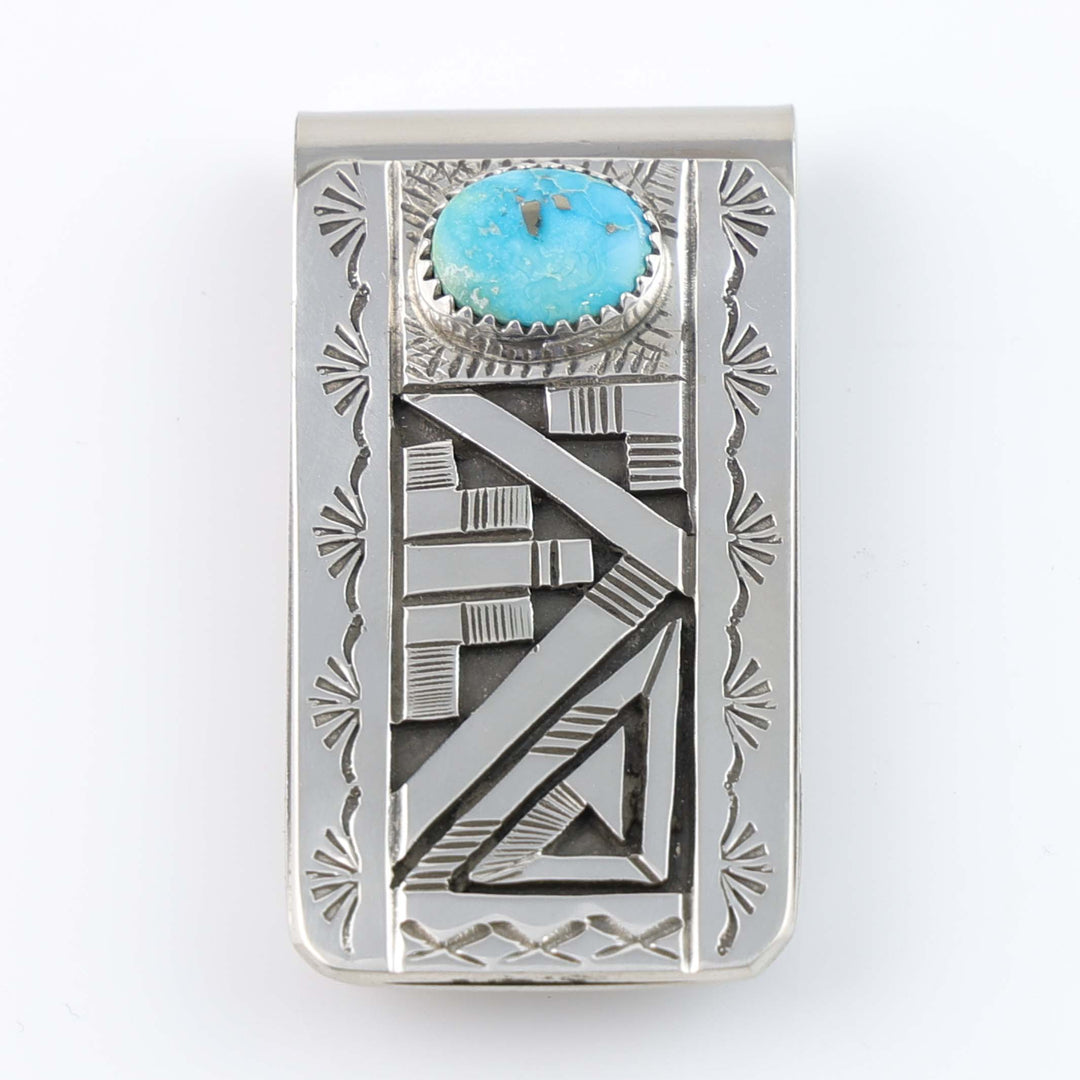 Blue Bird Turquoise Money Clip