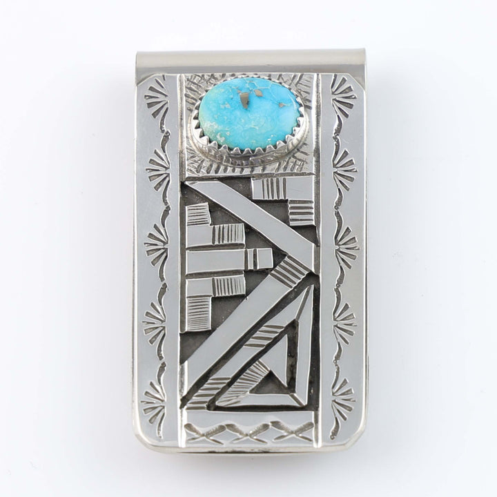 Blue Bird Turquoise Money Clip
