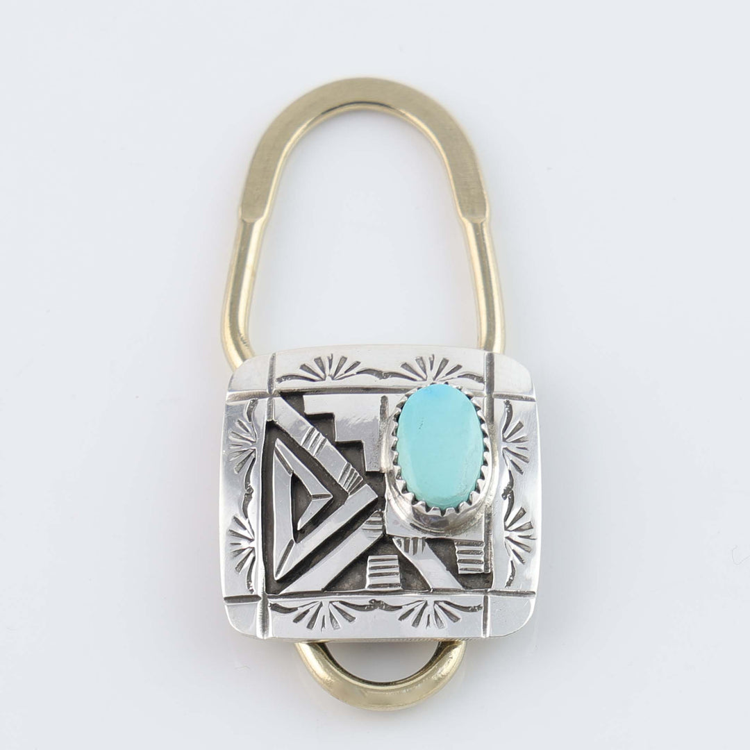 Blue Bird Turquoise Key Ring