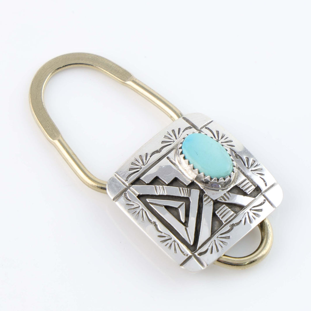 Blue Bird Turquoise Key Ring