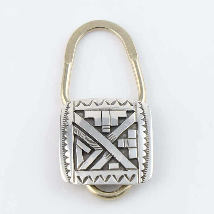 Navajo Overlay Key Ring