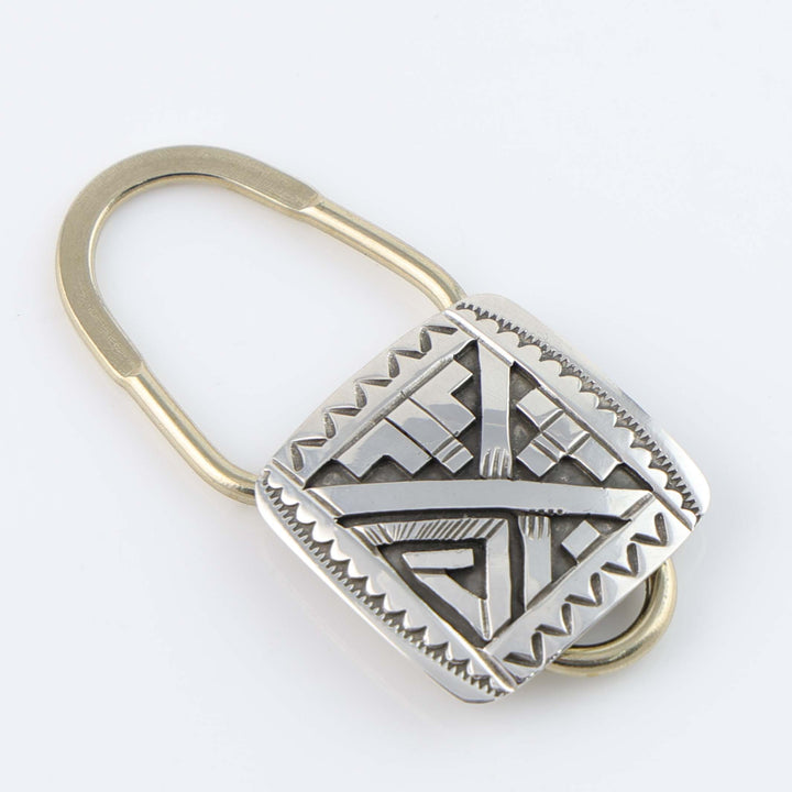 Navajo Overlay Key Ring
