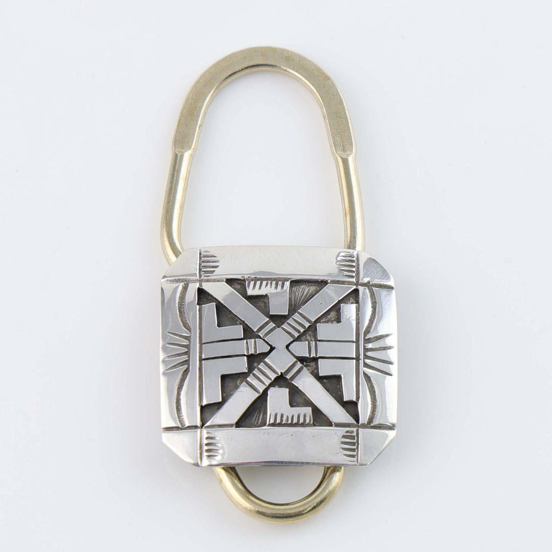 Navajo Overlay Key Ring
