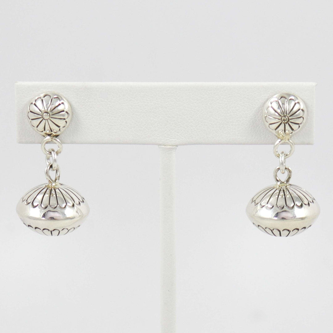 Silver Bead Earrings