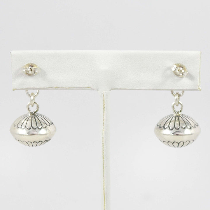 シルバー ビーズ イヤリング